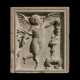 A ROMAN MARBLE RELIEF WITH CUPID BURNING A BUTTERFLY - фото 1