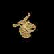 AN ACHAEMENID GOLD APPLIQUE OF A HORNED GRIFFIN HEAD - Foto 1