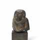 AN EGYPTIAN BLACK DIORITE MALE BUST - photo 1