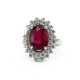 Ruby-Diamond-Ring - photo 1