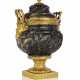A LATE LOUIS XV ORMOLU-MOUNTED SERPENTINE LEVANTO MARBLE VASE AND COVER - фото 1