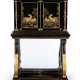 A REGENCY GILT-BRASS MOUNTED AND INLAID EBONISED, JAPANESE BLACK AND GILT-LACQUER AND PARCEL-GILT CABINET-ON-STAND - фото 1