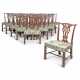 A SET OF SIXTEEN LATE GEORGE II MAHOGANY DINING-CHAIRS - Foto 1