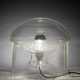 Table lamp model "Medusa". Produced by VeArt, Venice, 1970s. Bubble-blown glass, chromed steel rod. (h 36 cm.) - фото 1