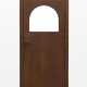 Dark wooden door with glass lunette. Dark brown bakelite handles. Milan, 1932. (101x201.5 cm.) (defects) | | Provenance | Andreani Apartment, via Monte Velino, Milan - Foto 1
