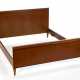 Double bed. Probabile esecuzione F.lli Lietti fu Paolo, Cantu, 1955ca. Solid and veneered teak wood, brass elements. (181x101x218 cm.) (defects) | | Provenance | Private collection, Rapallo | | Accompanied by certificate of autenthicity from Pao - Foto 1