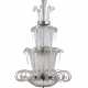 (Attributed) | Chandelier. 1930s/1940s. Blown crystal glass. (h 130 cm.; d 70 cm.) (defects and restorations) - Foto 1