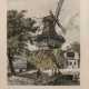 Mannfeld, Bernhard K.J.(1848 Dresden-1925 Frankfurt a. Main) "Historische Mühle von Sanssouci-Potsdam", kolorierter Stich, sign. u.r., 22x16 cm, hinter Glas und Rahmen - photo 1