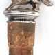 Flaschenverschluß, 800er Silber, mit plastischem Fuchs als Bekrönung - Foto 1