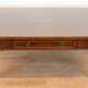 Couchtisch, England, Mahagoni, mit Intarsien, in der Zarge 1 Schublade, auf Platte 2 Wasserflecke, Gebrauchspuren, 55x121x75 cm - фото 1