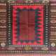 Kelim, Persien, rotgrundig, ornamental gemustert, 133x130 cm - photo 1