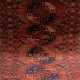 Antiker Afghan, rostbraun, geometrisch gemustert, belaufen, 210x116 cm - photo 1