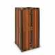 AN ORANGE VUITTONITE CANVAS DOUBLE-DRAWER WARDROBE TRUNK WITH BRASS HARDWARE - photo 1