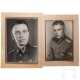 Zwei großformatige Porträtaufnahmen von SS-Offizieren - photo 1