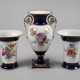 Meissen Prunkvase und Vasenpaar "Blumenbukett" - photo 1