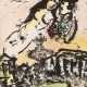 Marc Chagall, "Himmel der Verliebten" - Foto 1