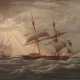 William Joy, attr., Segelschiffe auf hoher See - photo 1