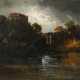 Carl Ernst Morgenstern, attr., Flusslandschaft bei Gewitter - photo 1