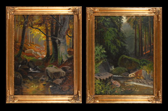 ESCHWEGE, Elmar von Zwei Landschaften.