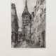 "Marienkirche Rostock", Litho., 8/20, sign. "Sedl" und dat. ´97, 15x9,5 cm, im Passepartout hinter Glas und Rahmen - фото 1