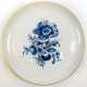 Meissen-Wandteller, Blaue Blume mit Goldgräsern und Goldrand, 1. Wahl, Dm. 17,5 cm - Foto 1