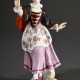 Meissen Figur "Columbine", Porzellan polychrom staffiert, Entw.: Friedrich Elias Meyer 1724-1785, Modellnr.: 1596, Bossiernr.: 91, Malernr.: 111, Jahreszeichen: 1967, H. 12,3cm - photo 1