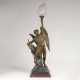 Émile Louis Picault ''Skulptur 'Geflügelter Genius' als Tischlampe'' - Foto 1