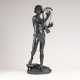 Jean-Baptiste Germain ''Bronze-Skulptur 'Der Jüngling David mit Harfe''' - Foto 1