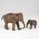 ''Zwei Wiener Bronzen 'Elefanten''' - Foto 1