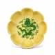 A RARE GREEN AND YELLOW-GLAZED LOBED `DRAGON` DISH - photo 1