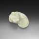 A PALE GREENISH-WHITE JADE CARVING OF A RECUMBENT MYTHICAL BEAST - фото 1