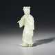 A WHITE JADE FIGURE OF HAN XIANGZI - photo 1