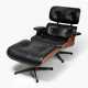 Charles & Ray Eames, Lounge Chair "670" mit Ottoman "671" - photo 1