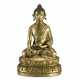 A GILT-BRONZE FIGURE OF AMITABHA - photo 1