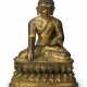 A GILT-BRONZE FIGURE OF BUDDHA - photo 1