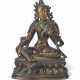 A BRONZE FIGURE OF TARA - фото 1