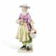 A MEISSEN PORCELAIN FIGURE OF A STREET VENDOR FROM THE 'CRYES OF LONDON' SERIES - photo 1