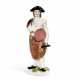 A MEISSEN PORCELAIN FIGURE OF A COPPERSMITH FROM THE EARLY 'CRIS DE PARIS' SERIES - фото 1