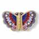 A SWISS GOLD AND ENAMEL BUTTERFLY MUSICAL SNUFF-BOX WITH WATCH, MADE FOR THE CHINESE MARKET - photo 1