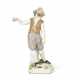 A MEISSEN PORCELAIN FIGURE OF A DUTCH FISHERMAN - photo 1