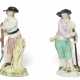 TWO MEISSEN PORCELAIN FIGURES OF HARVESTERS - photo 1