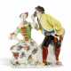 A MEISSEN PORCELAIN GROUP OF PANTALONE AND A LADY (PANTALEON UND ‘FRAUEN ZIMMER’) - photo 1