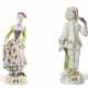 A PAIR OF MEISSEN PORCELAIN FIGURES OF PIERROT AND COLUMBINE - Foto 1