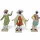 THREE MEISSEN PORCELAIN FIGURES FROM COMMEDIA DELL'ARTE - photo 1