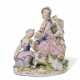 A MEISSEN PORCELAIN FAMILY GROUP - Foto 1