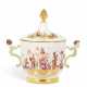 A MEISSEN PORCELAIN CHINOISERIE ICECREAM COOLER AND COVER - Foto 1