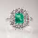''Vintage Smaragd-Brillant-Ring'' - фото 1
