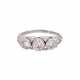 Ring in antiksierendem Stil mit Diamantbesatz - photo 1