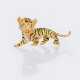 Gold-Brosche 'Petit Tigre'. - photo 1