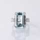 Aquamarin-Diamant-Ring. - Foto 1